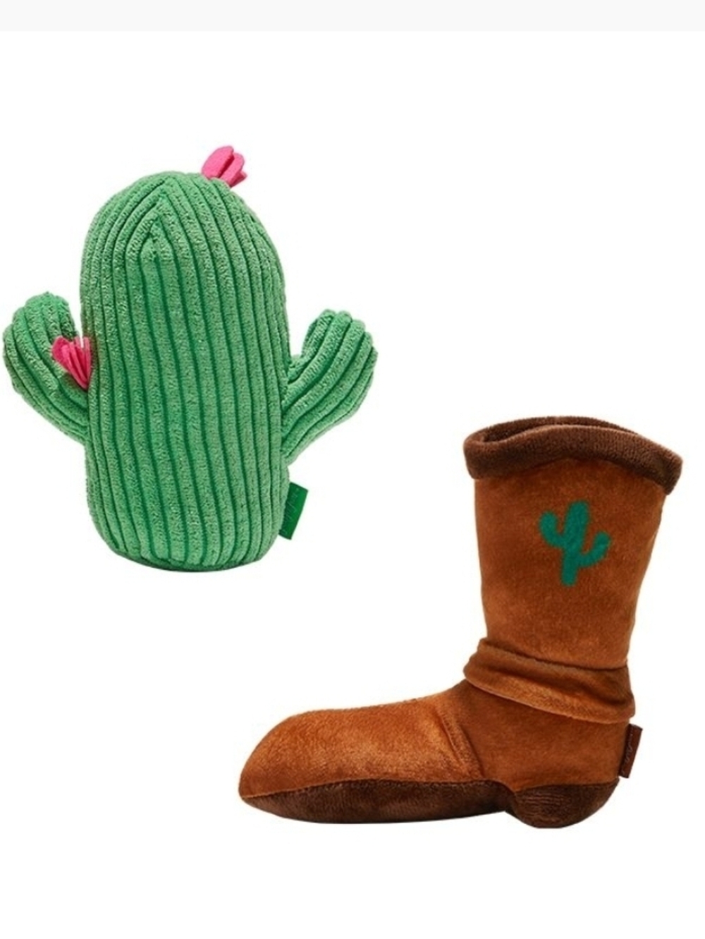 Plush Cactus Toy & Boot Pet Toys